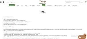 Deyga FAQ Section